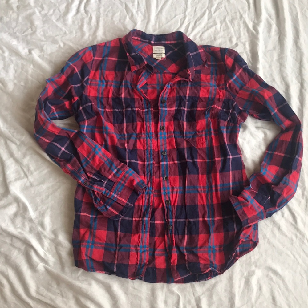 Flannel button down shirt